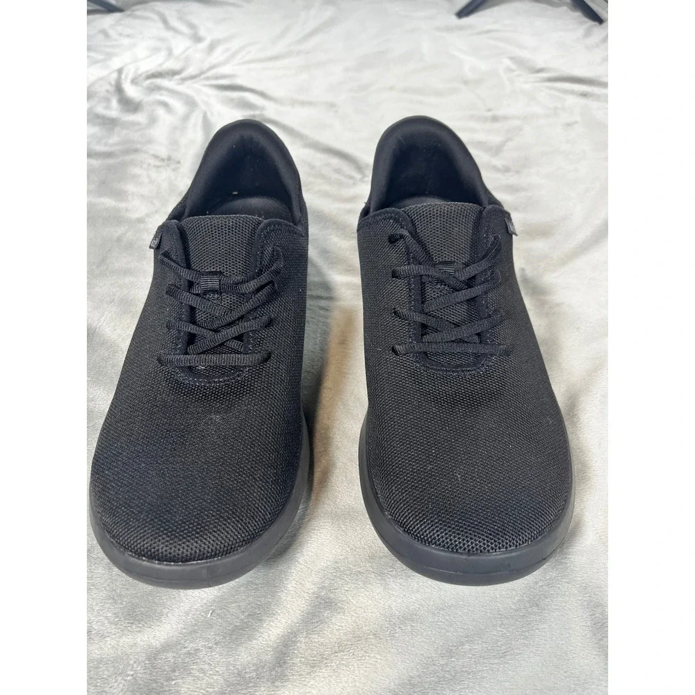 KIZIK MADRID ECO KNIT BLACK‎ SNEAKERS SLIP ONS CASUAL SHOES MN SZ 11 WOMENS 12.5